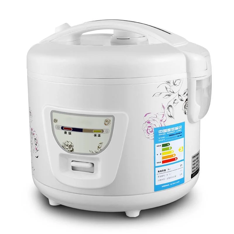 Blanc 2.2L 1.5L 1,8 l micro-ondes cuiseur à riz cuiseur à riz de luxe de fleur d'impression