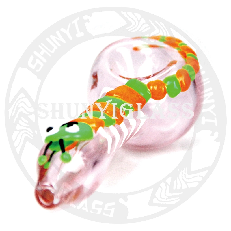 Luminous Caterpillar Glass Hand Pipe Smoking Water Pipes Tobacco Factory