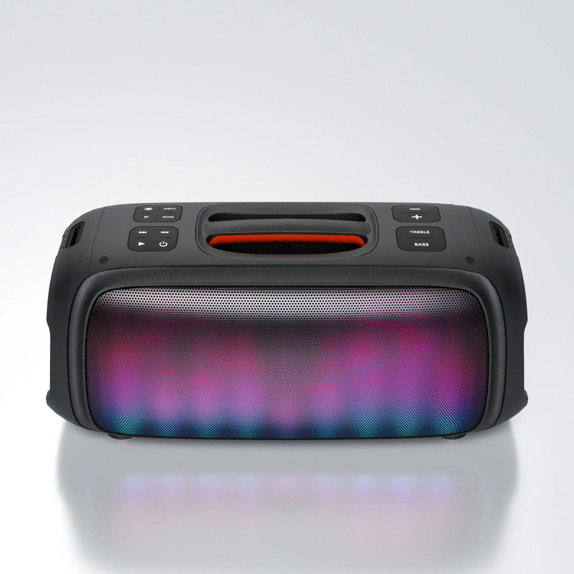 2023 New Private Bass Sound Box Speaker 50W Chargeable Battery Wireless Karaoke Big Size Bluetooth- Fire Light Party Box Speaker