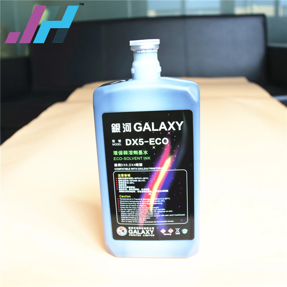 Original Galaxy Dx5/Dx7/ Cmky Eco Solvent Ink for Large Format Printer