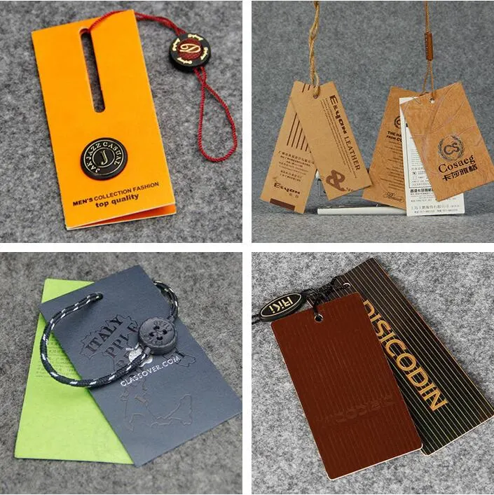 High quality/High cost performance  Eco-Friendly Garment Clothing Thick Paper Hang Tag