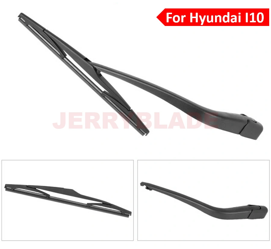 Hyundai I10 2007-2015 Hatchback Heckscheibenwischerarm &amp; Klinge Original-Fahrzeug-Heckscheibe Scheibenwischerblatt-Arm-Set für I10 315mm 12,5'', OE 988110X000 Hyundai Motor