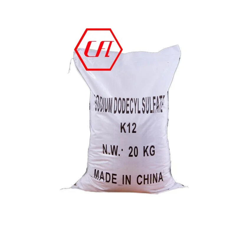Hot Sale Detergent Raw Materials 99% Sodium Laury Sulfate Powder K12/SLS/Sodium Dodecyl Sulfate CAS 151-21-3