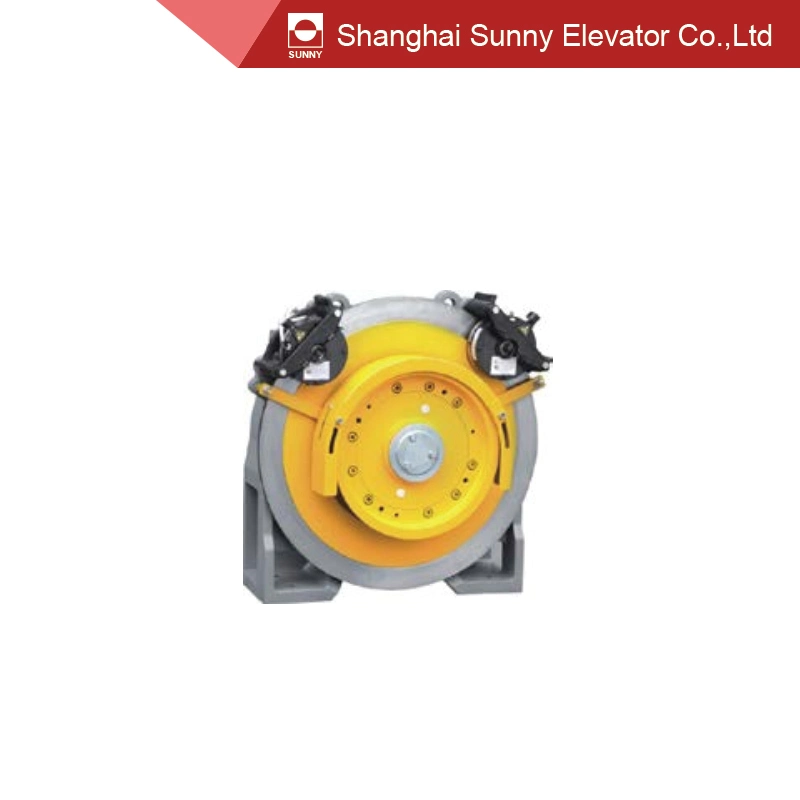 1000kg Gearless Traction Machine with Permanent Magnet Synchronous