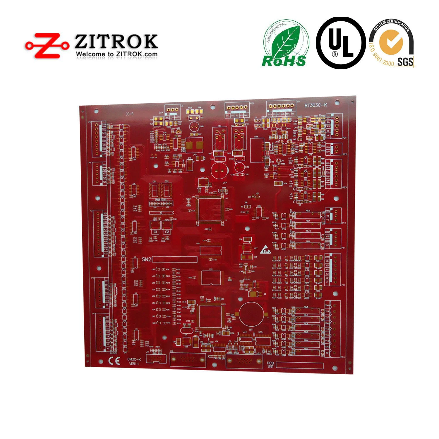 China PCB Factory Print Circuit Board Electronic Components PCBA Custom Multilayer All PCB Assembly Design and Manufacturing with 24 Online Service