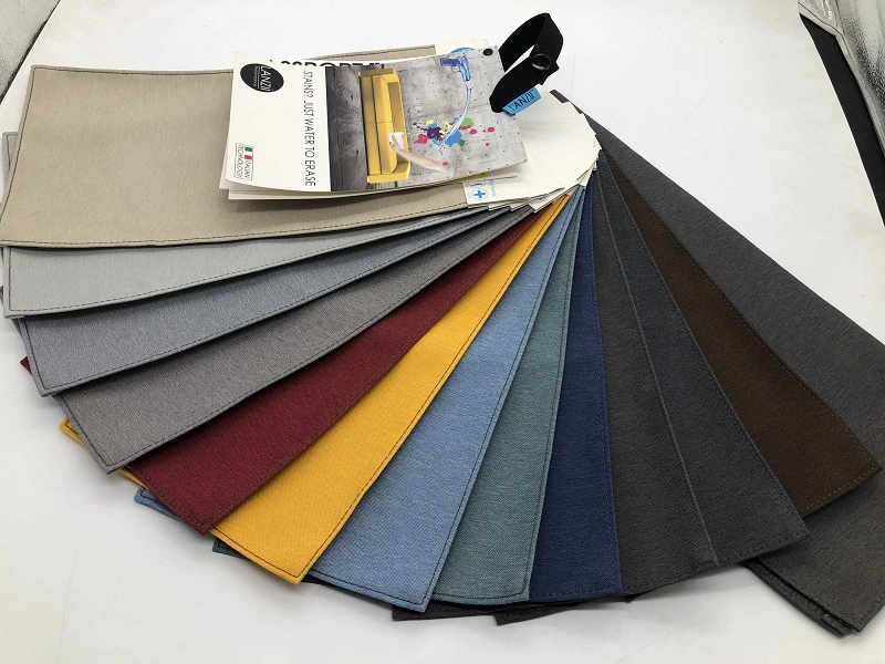 Hochwertige Fleckenresistent gewebten Polyester-Gewebe für Sofa und Kissen In Einfarbiger Stoff