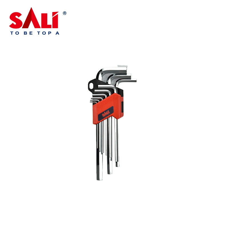 Sali Long Length Professional Hand Tools 9PCS Hex Key Set
