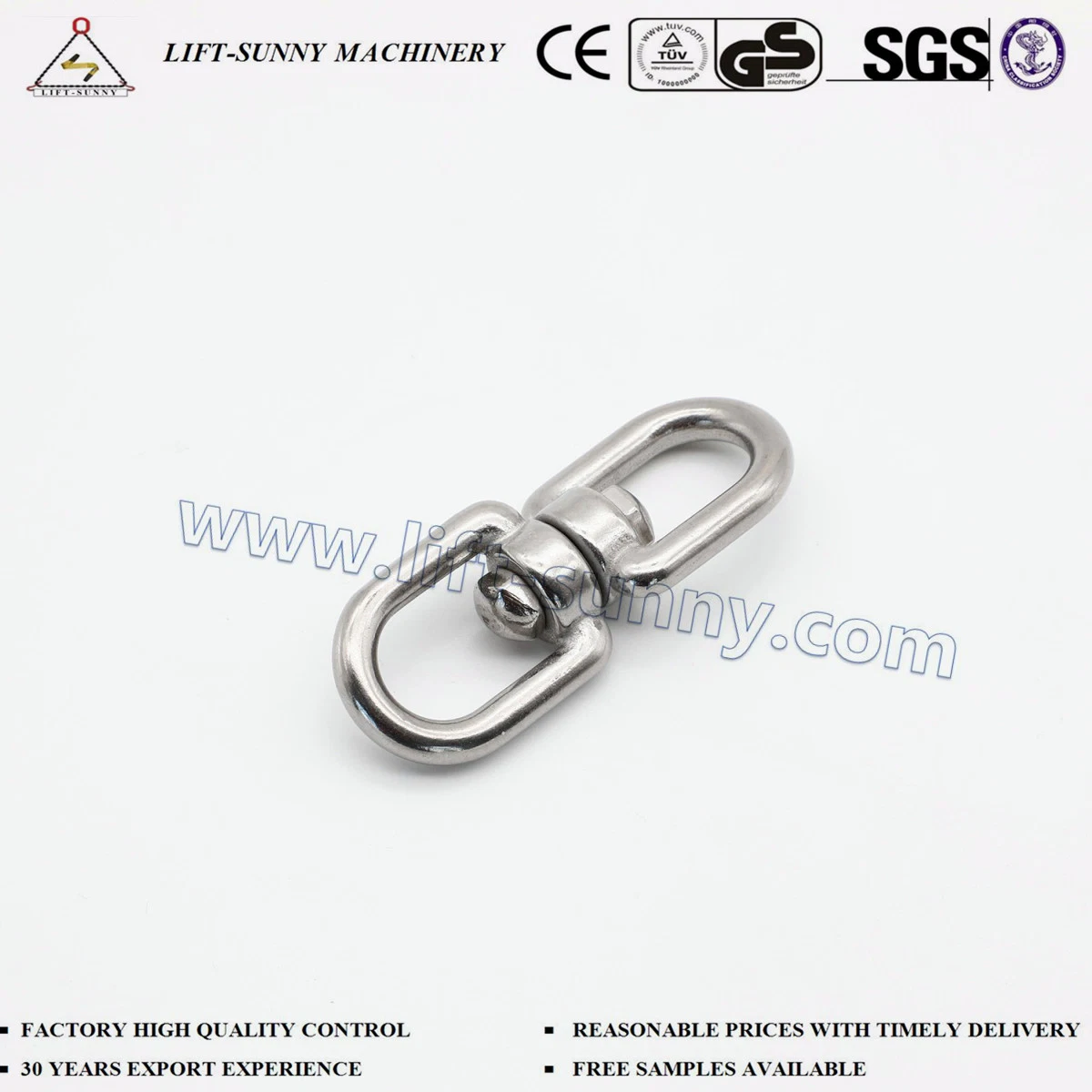 Stainless Steel Double Eye Swivels Eye Eye Swivel