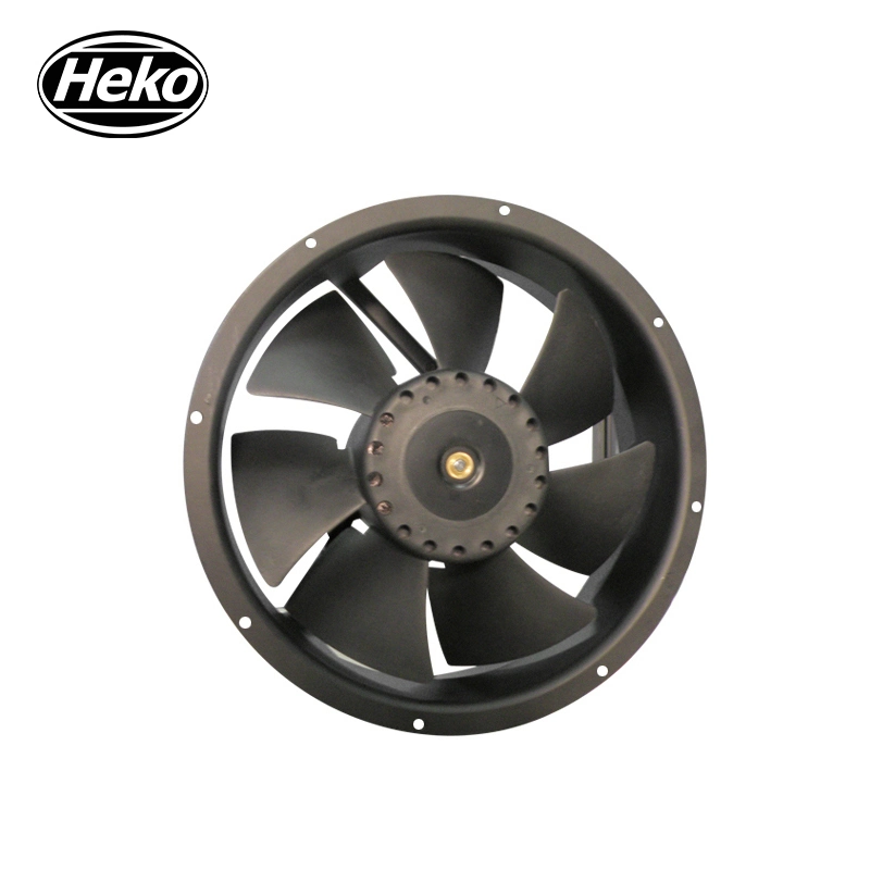 Heko ce215mm de aleación de aluminio compacto ahorra espacio Blade ventilador axial de la hoja de diseño