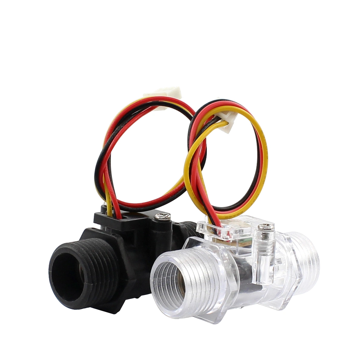 Crystal Paddle Wheel Type Liquid DN32 Water Flow Meter Sensor