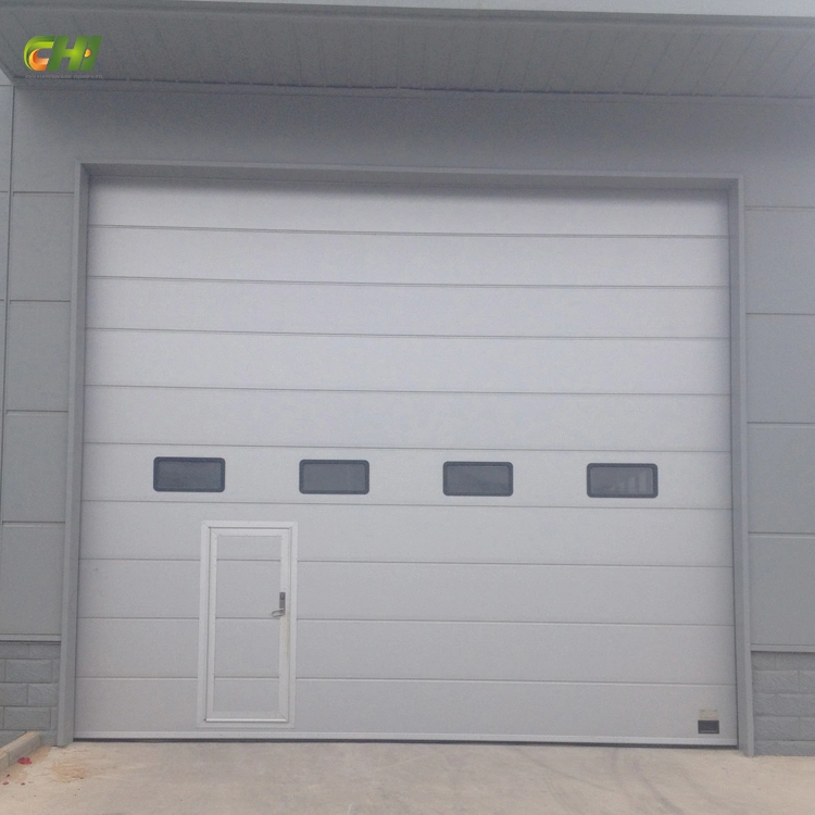 Industrial Flat Door Parts OEM Roll up Steel Security Doors Commercial Roll up Garage Door 14' X 14' for Warehouse