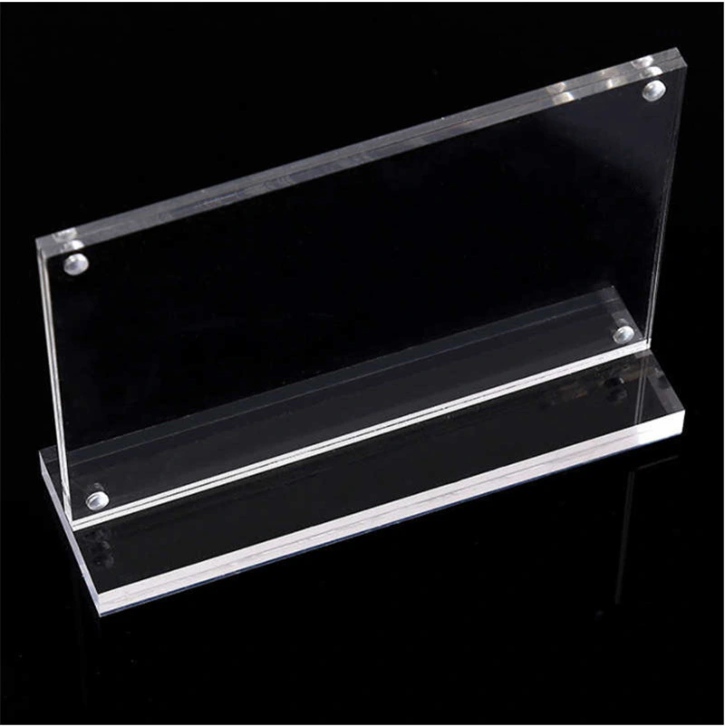 Acrylic PMMA PS Photo Frame Advertising Display Rack Home Decoration European Creative Crystal Picture Frame