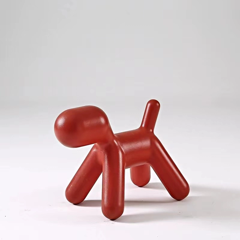 كرسي الكلب الحديث Plastic Cartoon Animal Stool غرفة النوم غرفة المعيشة أثاث الفندق