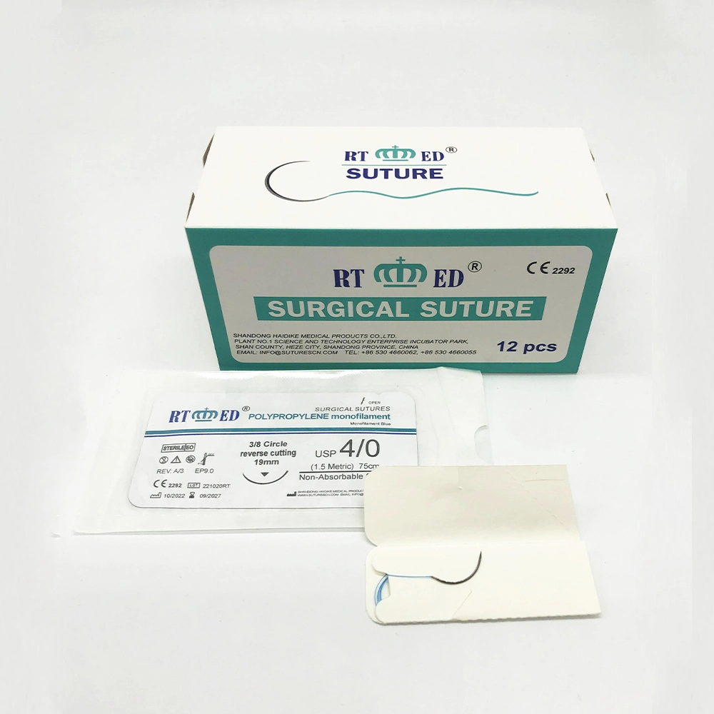 Medical Monofilament Polypropylene Sutures-Haidike Medical/High quality/High cost performance Use for Surgery