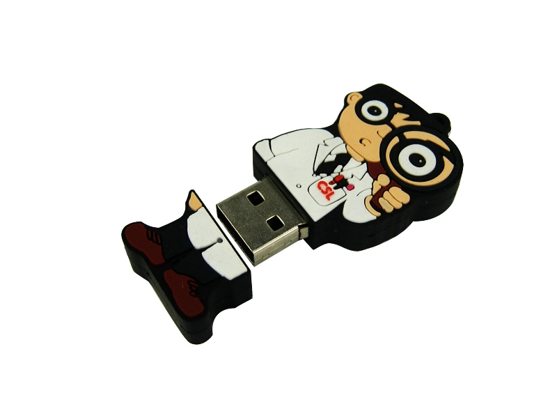 PVC suave Custom Tire Shape USB con logotipo de Marca activada Molde