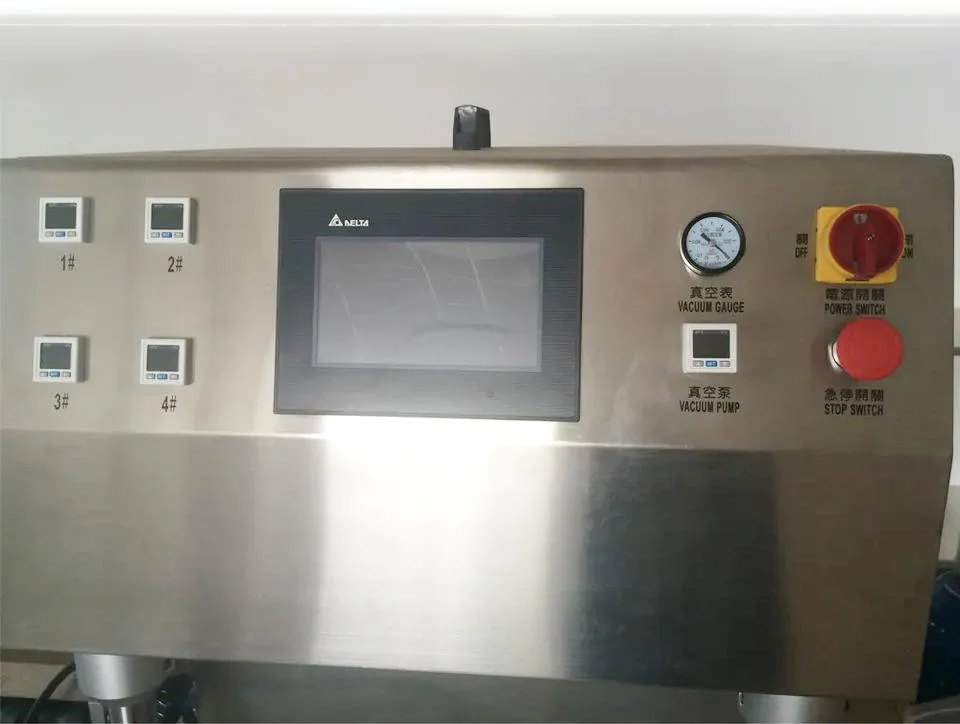 Automatic Twist-off Cap Lid Vacuum Capping Sealing Machine with Cap Lifting Feeding Machine