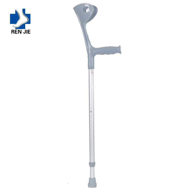 Alliage d'aluminium 1,2 mm Vente chaude coude Single-Leg béquilles Walker béquilles Stick escamotable