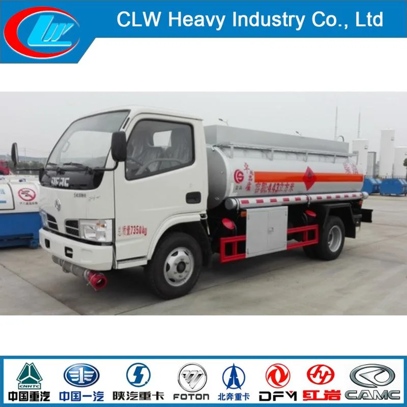 Dongfeng 8cbm 4X2 repostaje tanque de aceite tanque de combustible camión