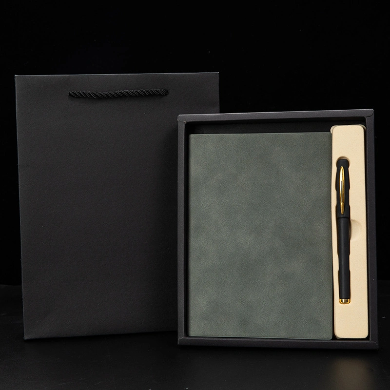 Business Notebook Sationery Set Corporate Anniversary Notebook and Pen Gift Sets