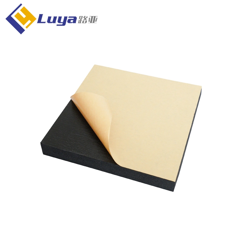 Black Rubber Foam Board with Self-Adhesive Neoprene Sponge