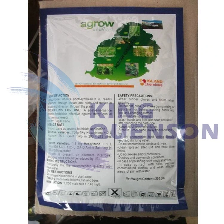 King Quenson pesticida Weedicide hexazinona 98% TC hexazinona 75% WDG Para el control de hierba