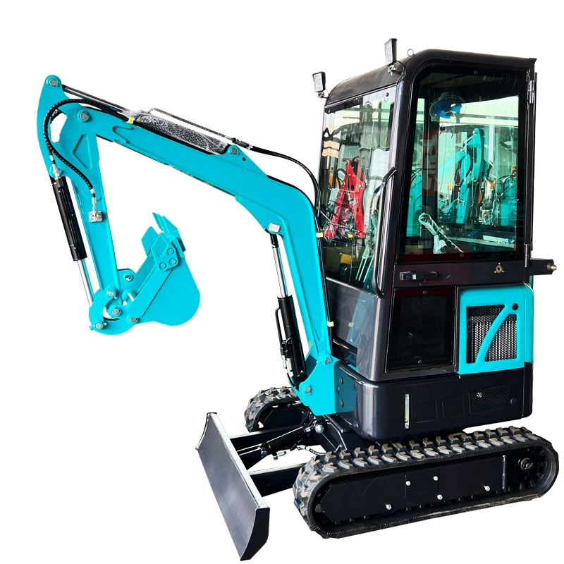 China Titan brand cheap price 1 ton 1.2 ton crawler mini excavator excavator can add air conditioner