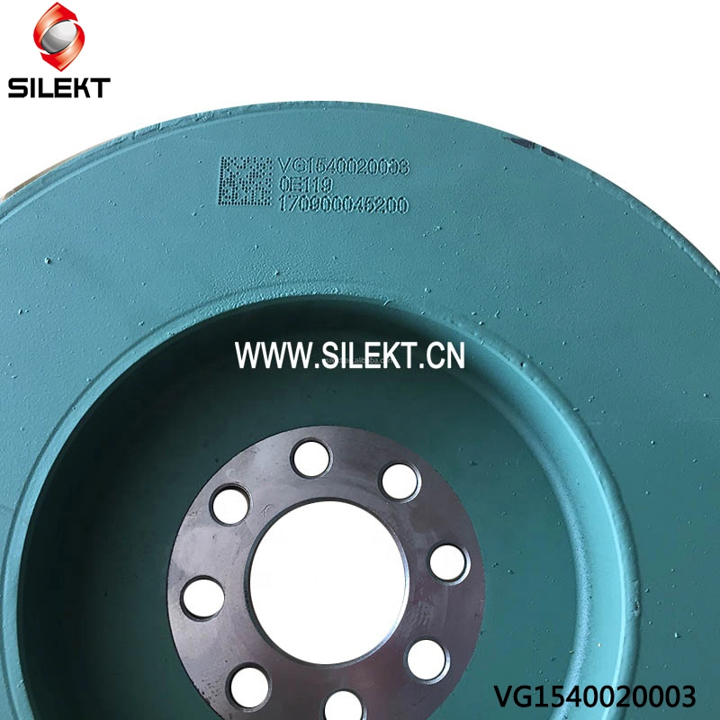 Silicone Oil Shock Absorber Vg1540020003 Crankshaft Vibration Damper HOWO Euro 3 Truck Engine Parts