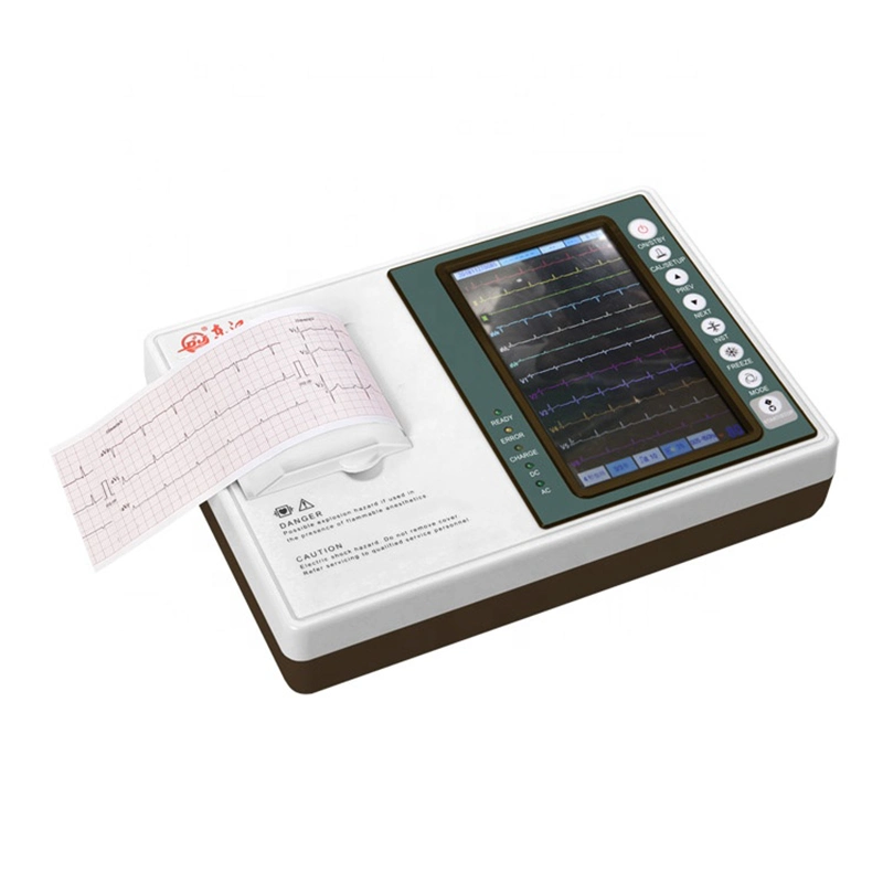 Hospital Equipment 3 Channel Digital ECG Machine Portable ECG Monitor