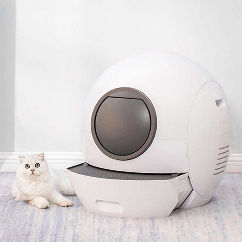 Bac de toilette intelligent automatique pour chats de type Deodorant anti-éclaboussures pour chats peu Boîte