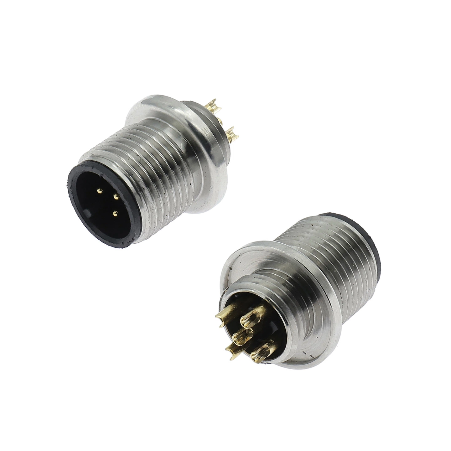 Stainless Steel 304 Waterproof 5-Pin Socket for New Energy Vehicles