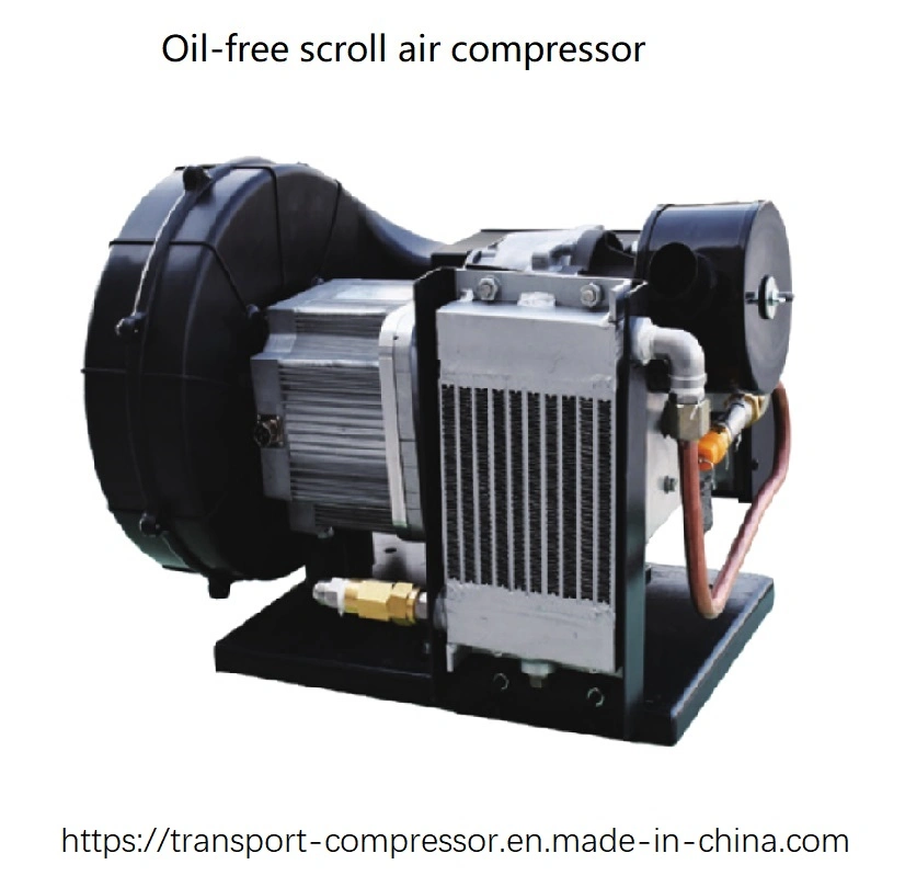 Oil-Free Scroll Air Compressor for Train