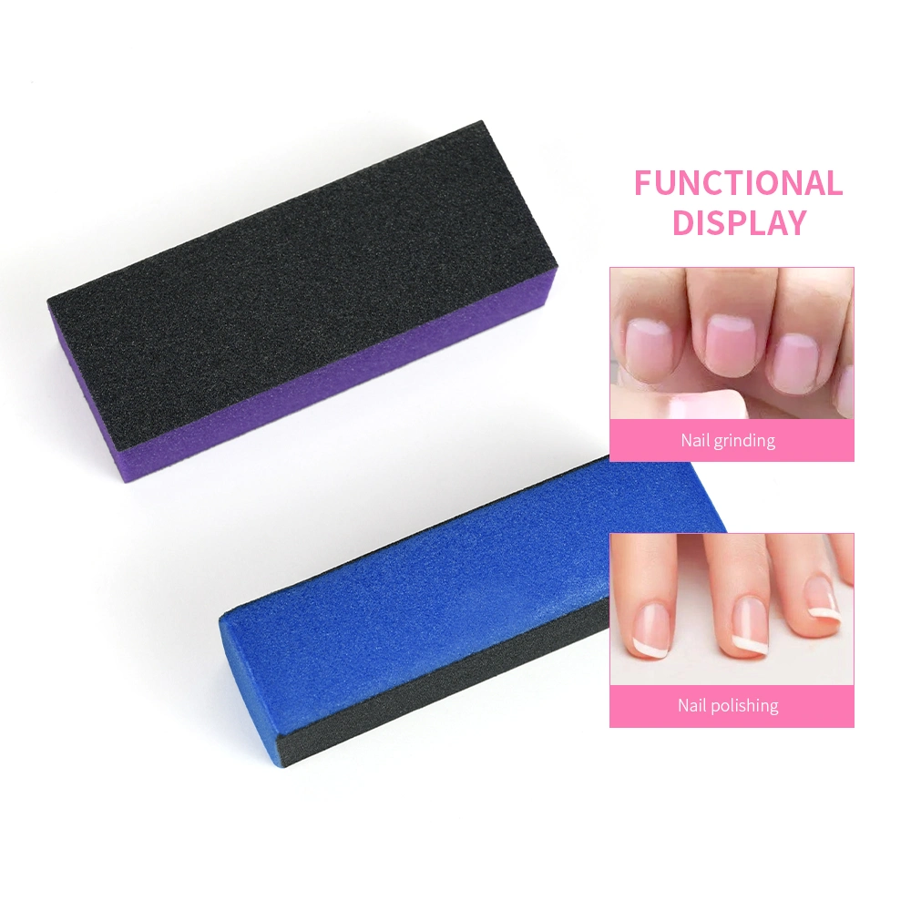 Wholesale China Mixed Color Custom Disposable Nail Buffers File Manicure Set Sponge