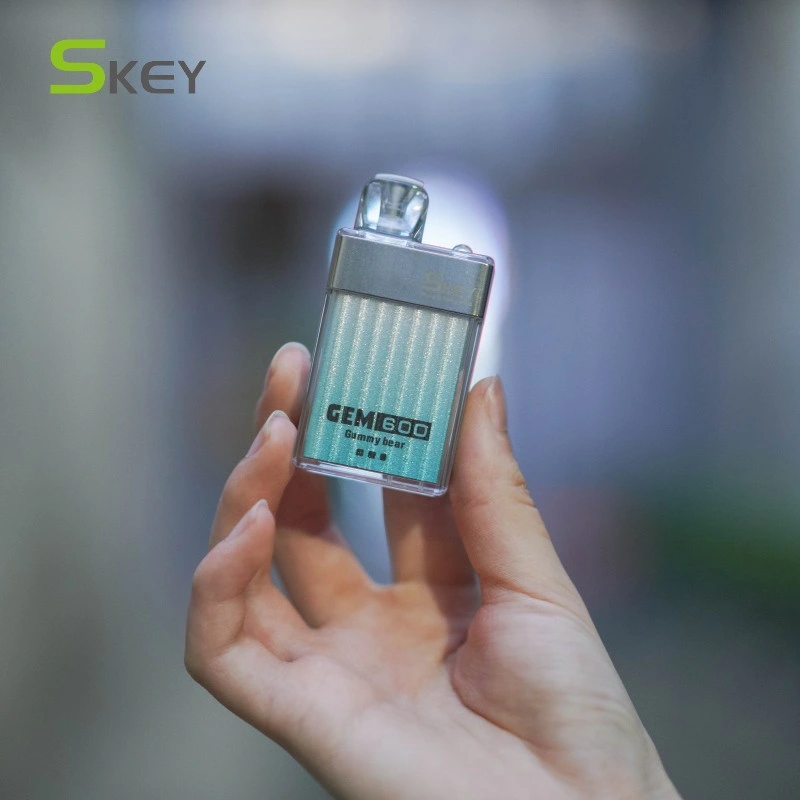 مصنع الصين السعر المباشر بالجملة I Vape vape Skey Gem 600 نفور [مش] [كل] 2% نيكوتين ملح مهززة فاب نفخة قضيب