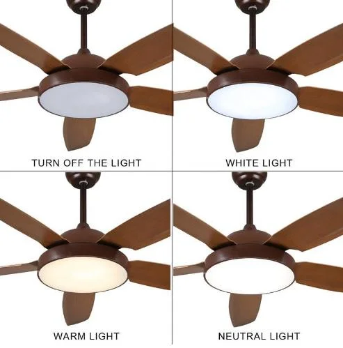 Modern Fancy High quality/High cost performance 42 Inch Indoor Bedroom LED Ceiling Fan Lighting