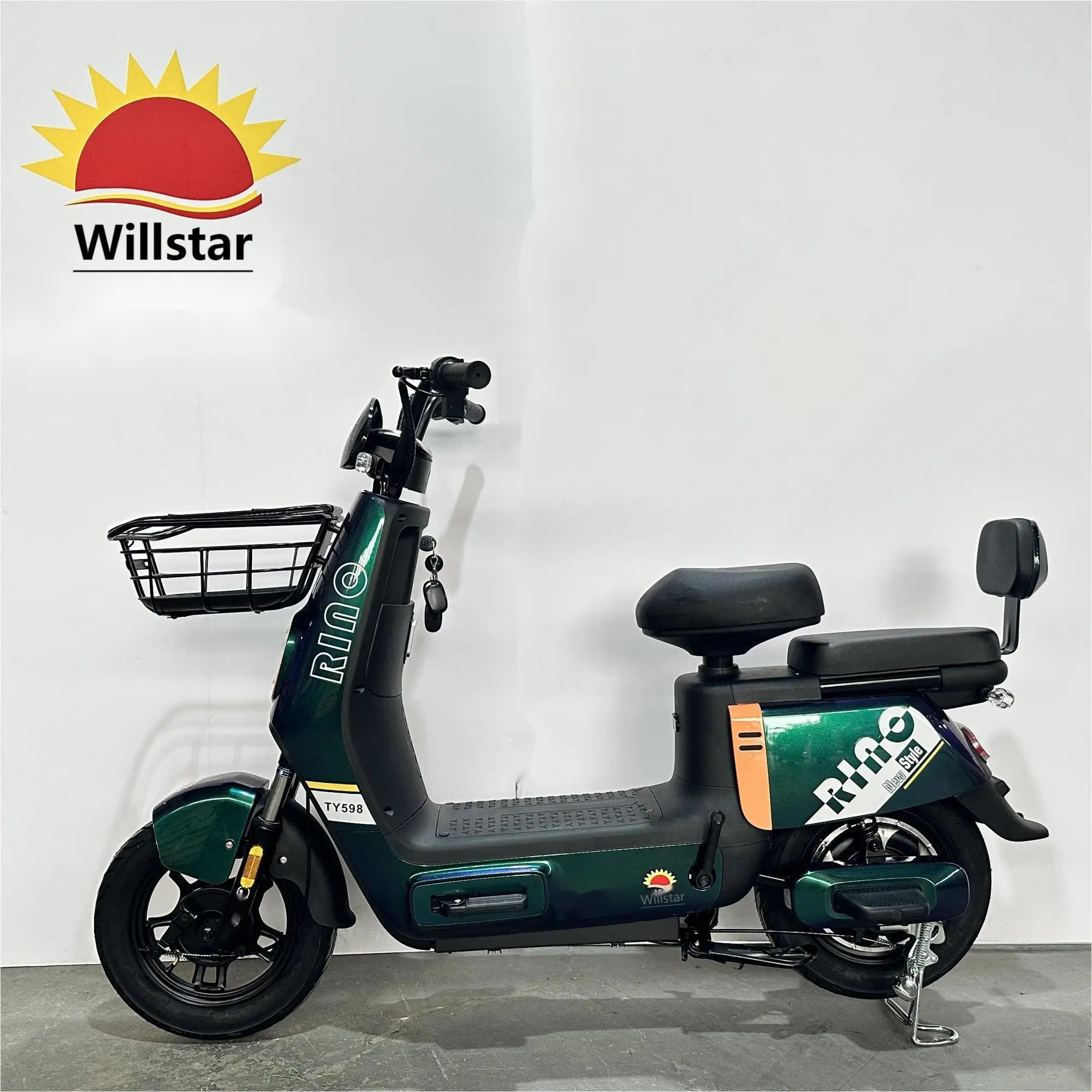 Willstar Electric Bike T598 مع Chilwee أو Tianneng رصاص حمض البطارية الطراز 48V12ah الأخير