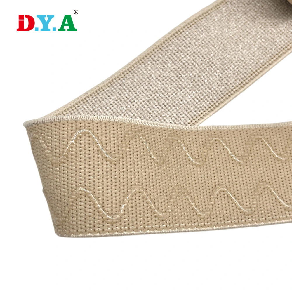 Eco-Friendly Material Soft Spandex Polyester Skin Color Medical Elastic Non-Slip Medical Elastic