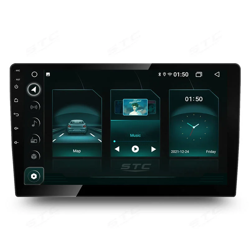 Sistema de áudio Android com ecrã de 9 polegadas de fábrica com navegação por GPS Sistema de rádio DVD Vídeo sistema Android estéreo multimédia PlayerPopular