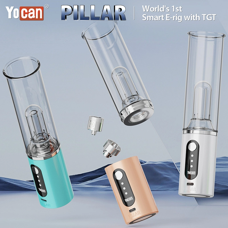 Yocan Säule Elektro DAB Rig World erste intelligente tragbare Wasser Gefilterter Verdampfer