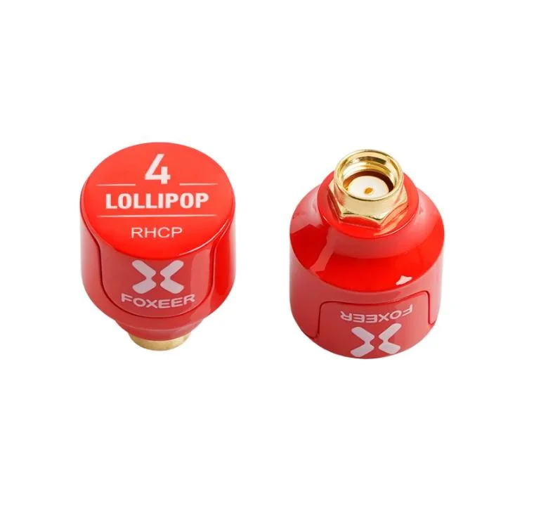 Foxeer Lollipop 4 Stubby 5,8g 2,6dBi antena Omni FPV Lhcp RHCP SMA RP-SMA para RC FPV Freestyle Monitor gafas DIY Partes 2pcs