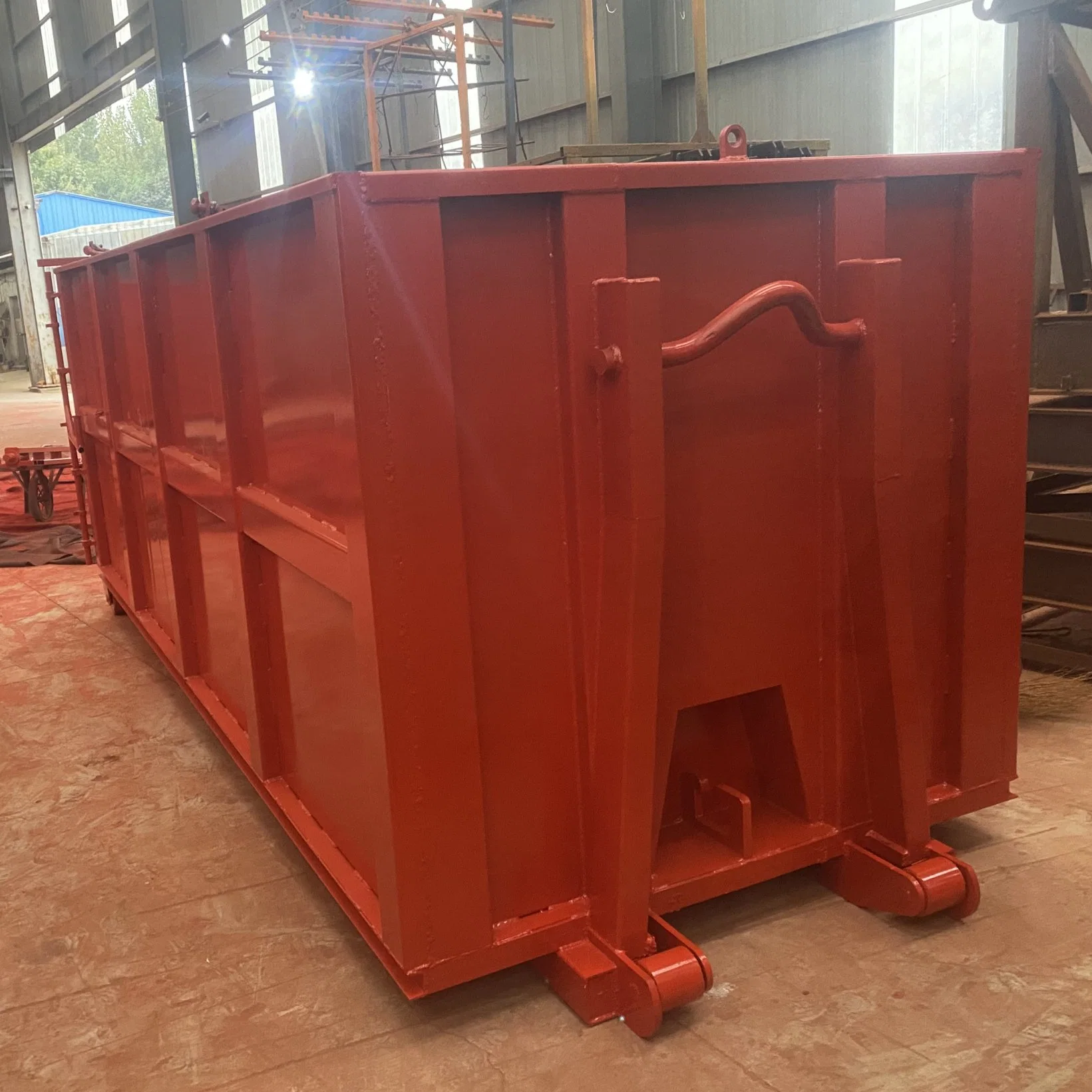 Customized Waste Construction Roll off Bin Hook Lift Dumpster Hook Lift Bin