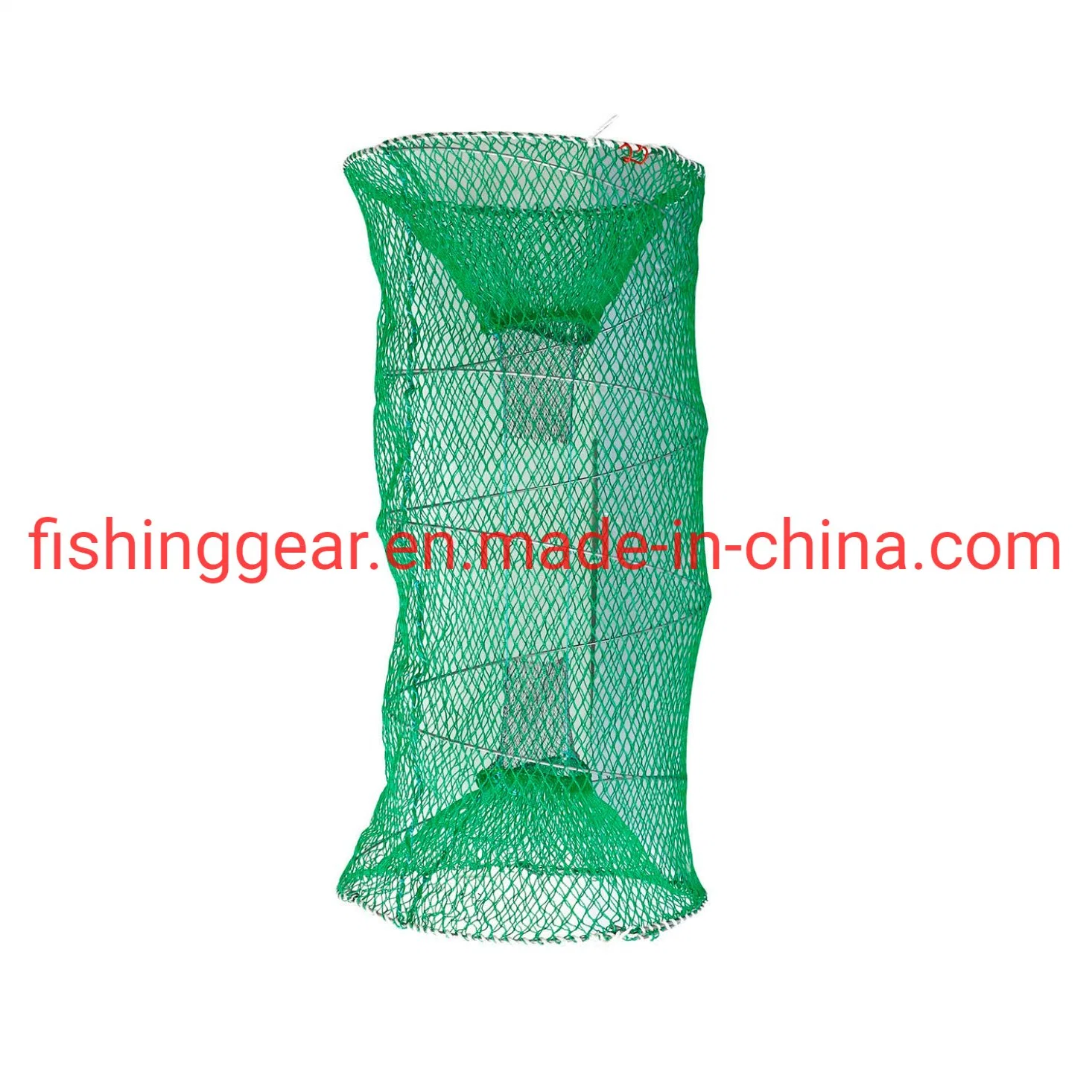 Green Color PE Knotless Net Noble Fish Trap