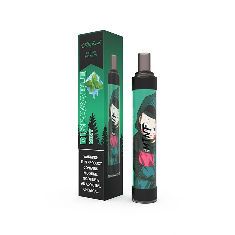 Cigarro e descartável de 650 mAh, 7 ml, 2000 puffs, sabor a fruta Apple Mango