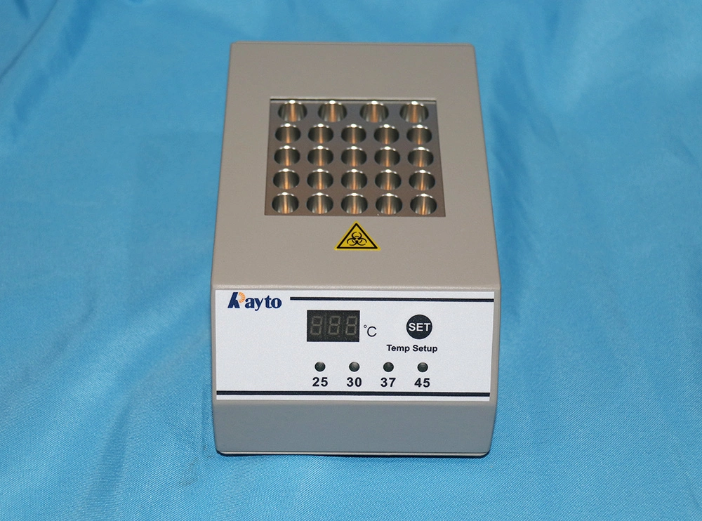 Analyseur portable Rayto 24 Laboratoire de Chimie de tubes de tube de Bain Sèche incubateur (RT-A19)