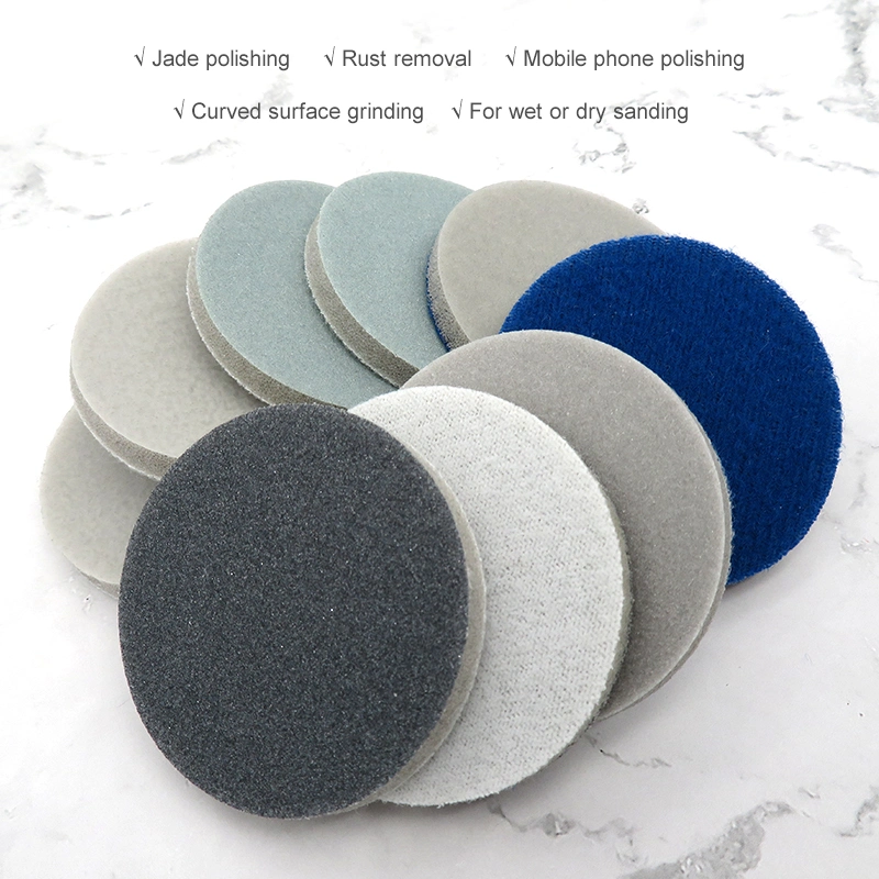 2inch 50mm 300-3000 Grit Hook and Loop Sanding Sponge Sandpaper for Polishing and Grinding Power Tools Accessories