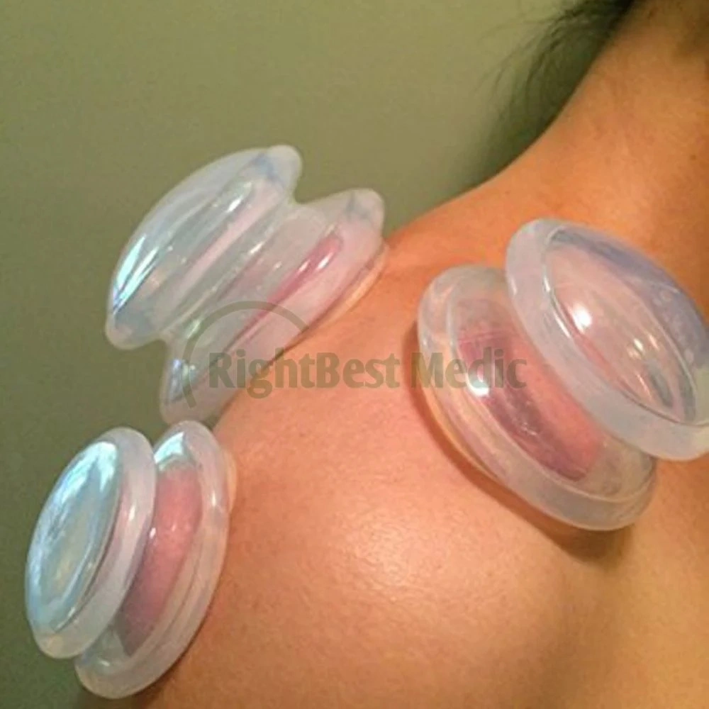 Hot Sell Silicone Cupping Device Rubber Vacuum Cupping Sets