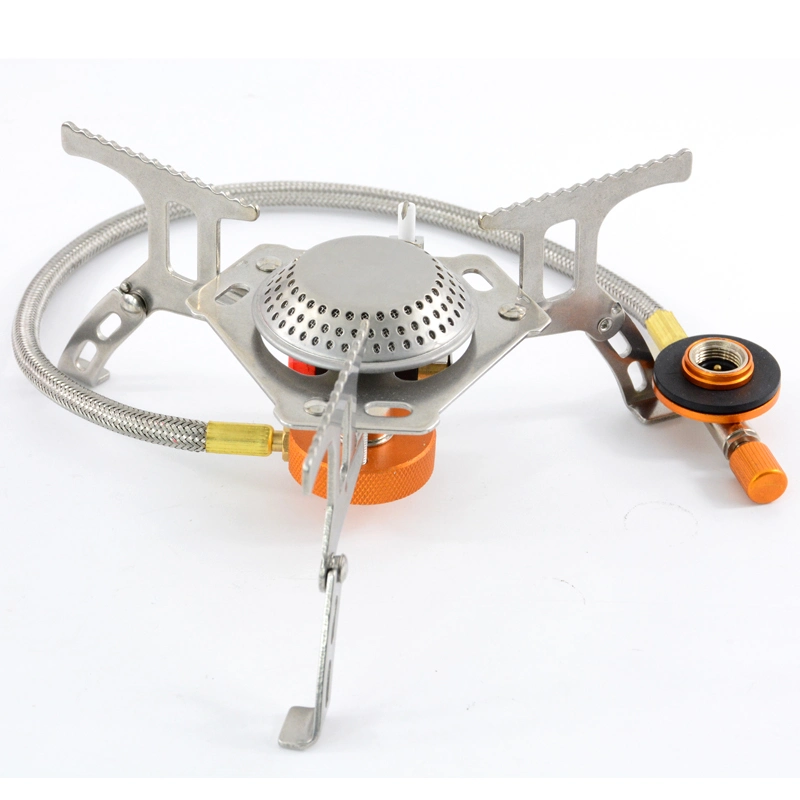 Outdoor Mini Portable Camping Gas Stove Stainless Steel Folding Gas Burner Stove