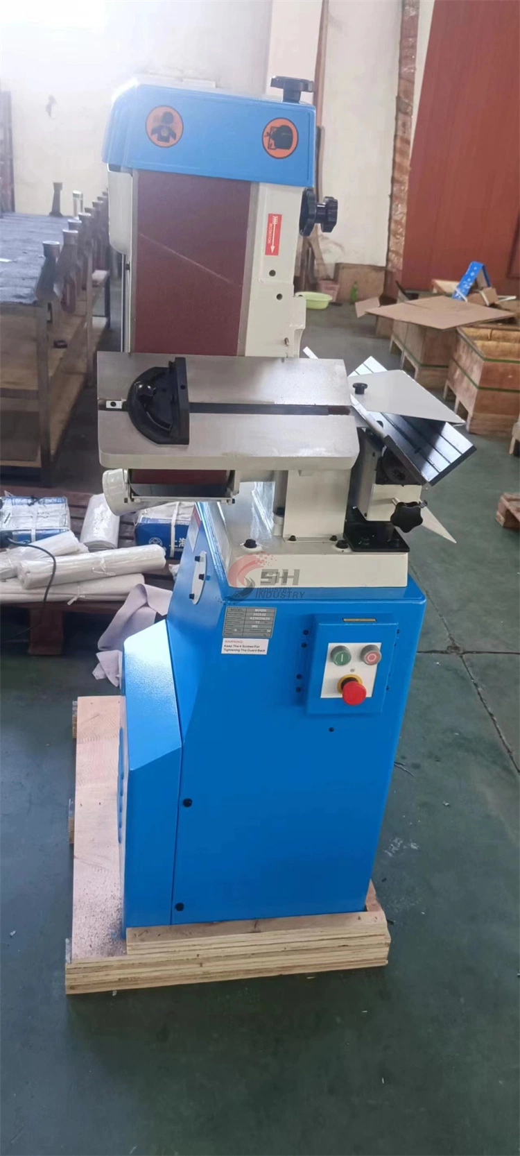 Bkm250 Abrasive Belt Polishing Machine, Metal Surface Grinder, Metal Edge Chamfer Machine for Sale