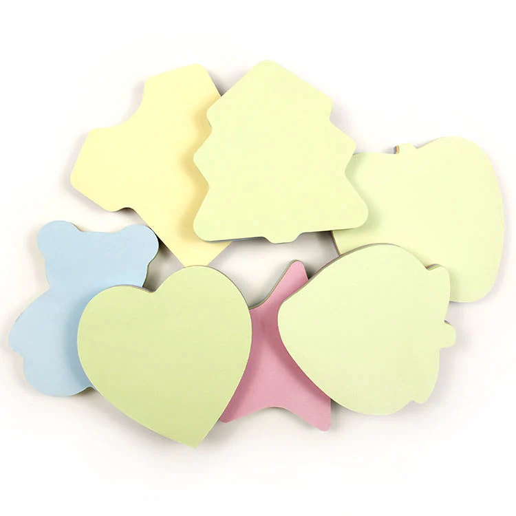 Hot Selling Wholesale/Supplier Small Stationery Logo Custom Shaped Paper Sticky Notes Pads