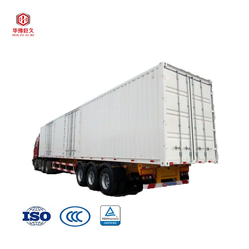 China Leading Brand 3 Axle Van Type Box Semi Trailer for Cargo Transport