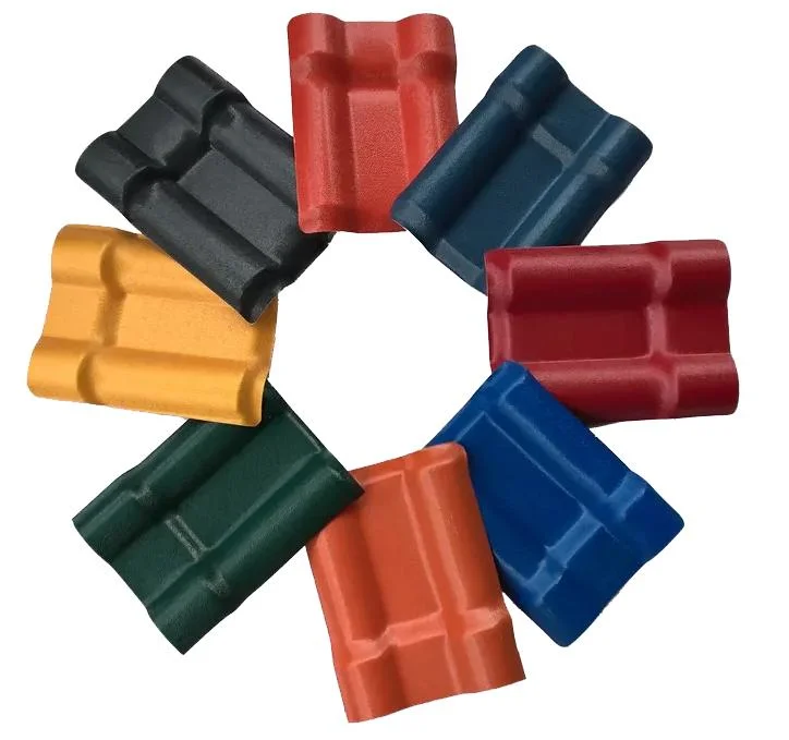 Wasserdichte ASA Synthetische Harz Dachziegel Farbe Kunststoff PVC-Wellpappe Dachblech